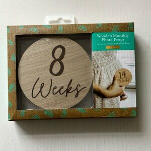 Kate & Milo Wooden Monthly Photo Props (NWT)